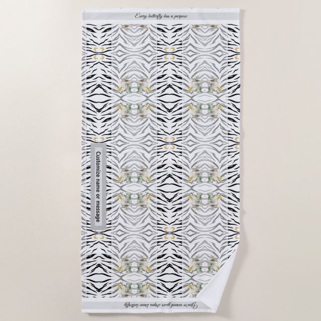 Toalha De Praia Stripes de Tigre de Torre de Praia (Frente)