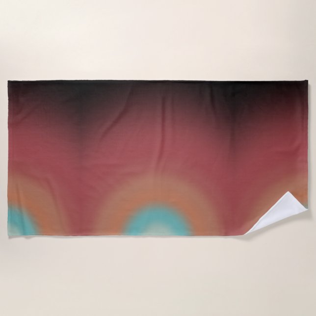 Toalha De Praia Sudoeste do Deserto do Sudoeste Design (Frente)