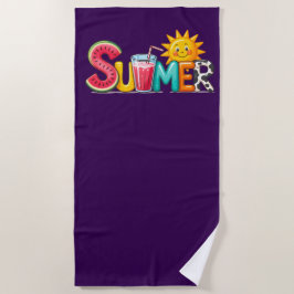 Toalha De Praia Summer 