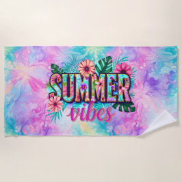 Toalha De Praia Summer Vibes