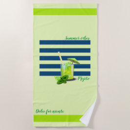 Toalha De Praia "Summer Vibes", Torre de praia de Mojito