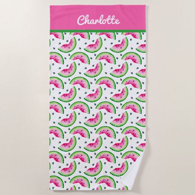 Toalha De Praia Summer Watermelon Beach Towel (Frente)