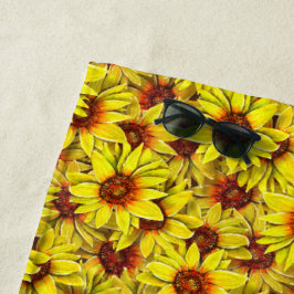 Toalha De Praia Sunflower Beach Towel