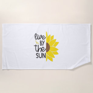 Toalha De Praia Sunflower Lover   Ao Vivo Pelo Sol