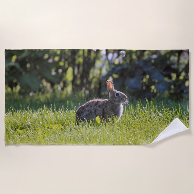 Toalha De Praia Sunny Bunny (Frente)