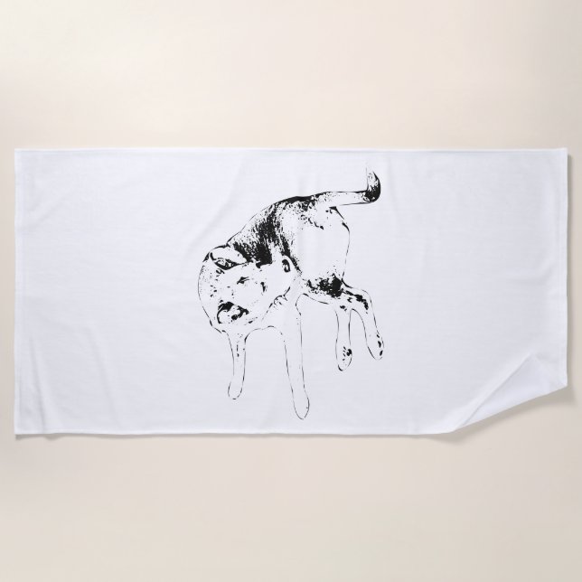 Toalha De Praia Sunny Pup Ease (Frente)