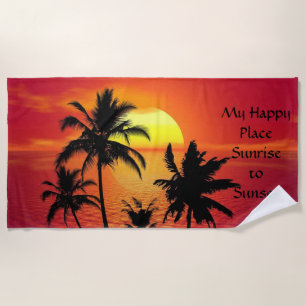 Toalha De Praia Sunrise para Sunset Beach Towel