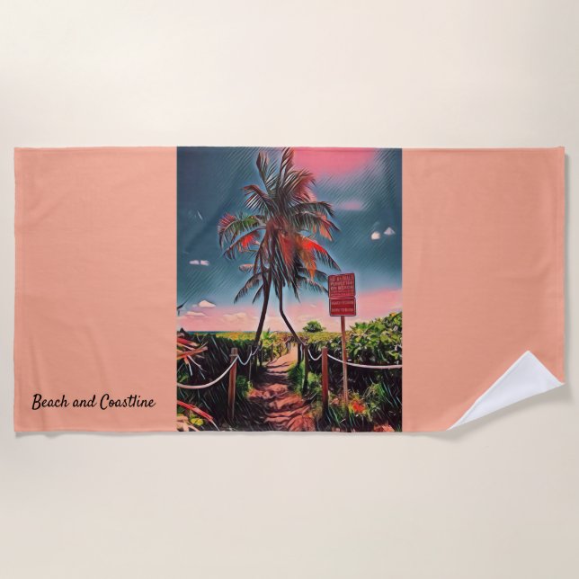 Toalha De Praia Sunset Beach Towel (Frente)