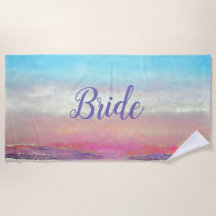 Sunset da Praia da Noiva Pastel | Beach Towel