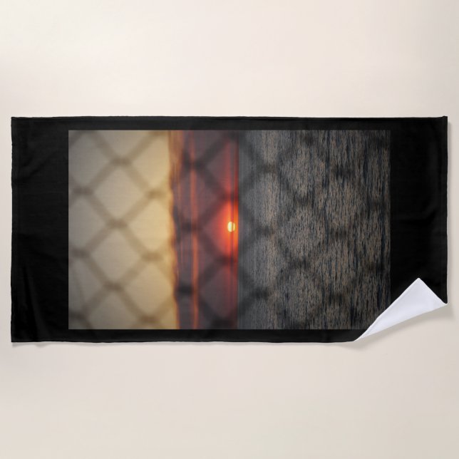 Toalha De Praia Sunset Encadeado (Frente)