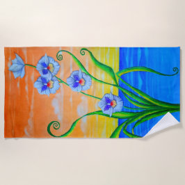 Toalha De Praia Sunset Orquídeo