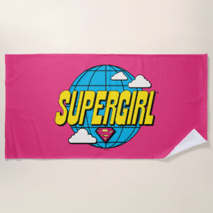 Toalha De Praia Supergirl Gráfico Pop Global
