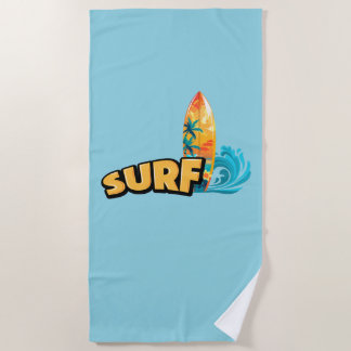 Toalha De Praia Surf Towel For Surf Lovers 