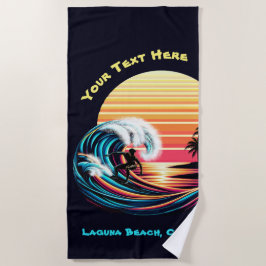 Toalha De Praia Surfar no Sunset