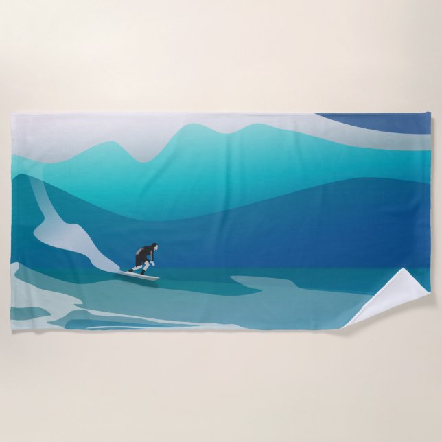 Toalha De Praia Surfer Beach Towel (Frente)