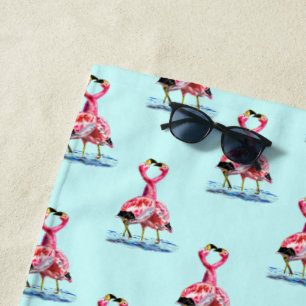 Toalha De Praia Tango Flamingo 02