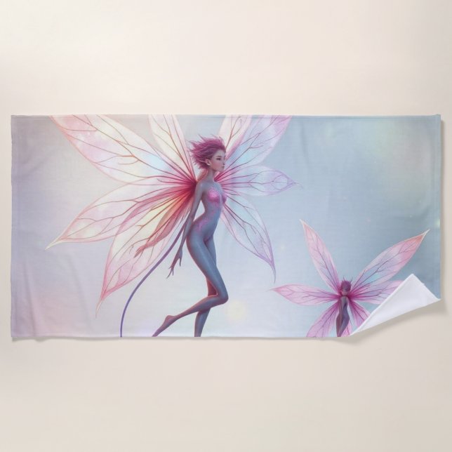 Toalha De Praia „Tanz der Lichtfeen“ (Frente)