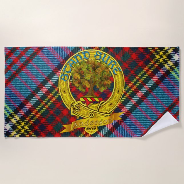 Toalha De Praia Tartan Anderson (Frente)