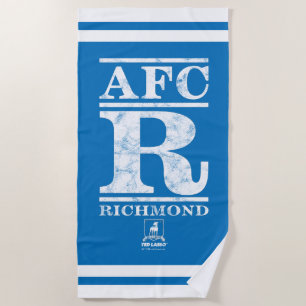 Toalha De Praia Ted Lasso Logotipo de texto AFC R Richmond