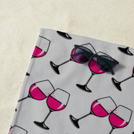 Toalha De Praia tempo do vinho