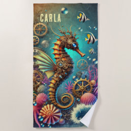 TOALHA DE PRAIA TEMPORADA DE FANTASIA DO MAQUINISMO