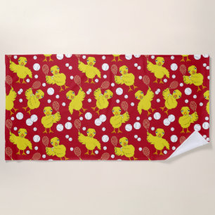 Toalha De Praia Tênis Pintinho Pattern Beach Towel