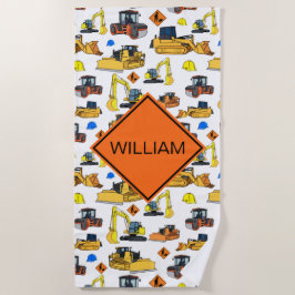 Toalha De Praia Teste padrão personalizado divertimento dos