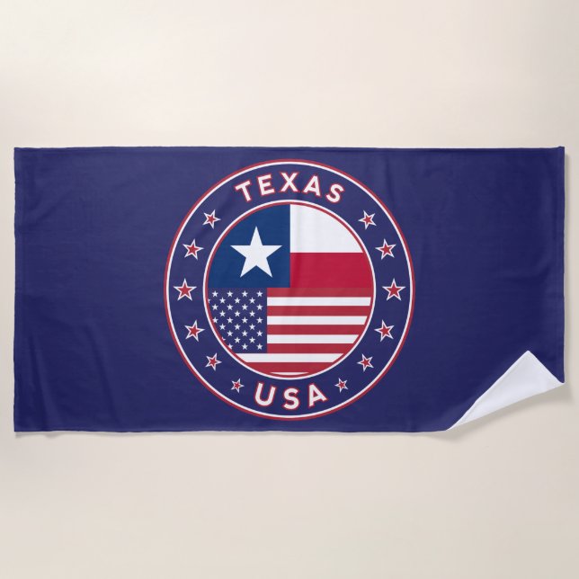 Toalha De Praia Texas (Frente)