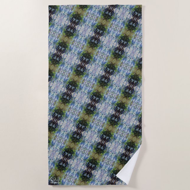 Toalha De Praia Textura #21 de la obra Maritimo (Frente)