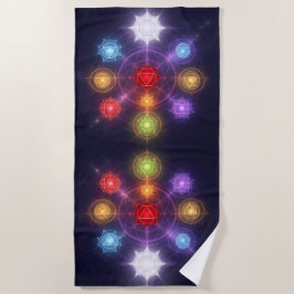 Toalha De Praia The 7 Chakras´3