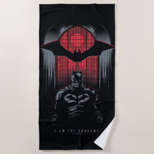 Toalha De Praia The Batman Window Pane Outline