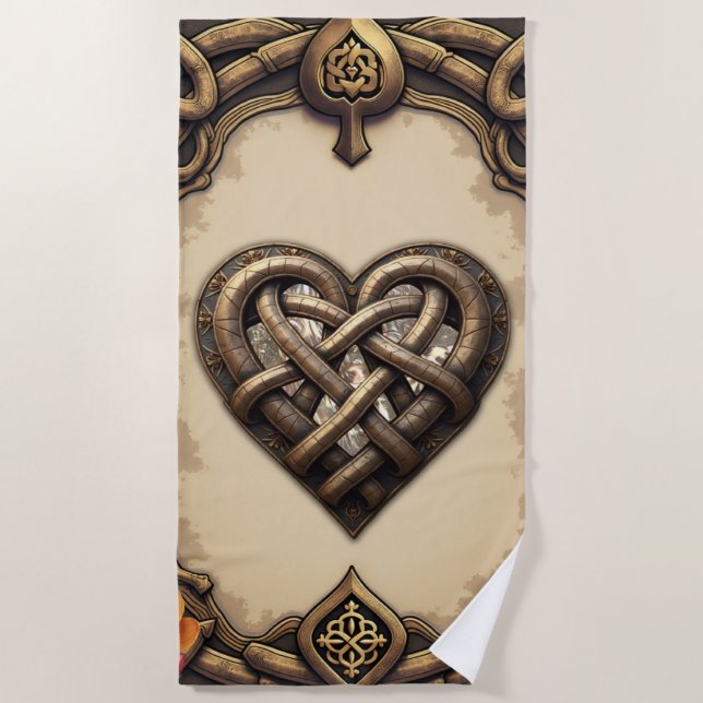 Toalha De Praia The heartbeat of the ancient gods:  (Frente)