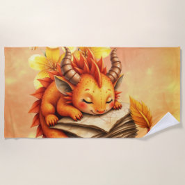 Toalha De Praia The Little Mystic Dragon. 