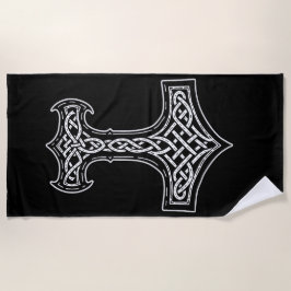 Toalha De Praia Thor Martelo Mjolnir Nó