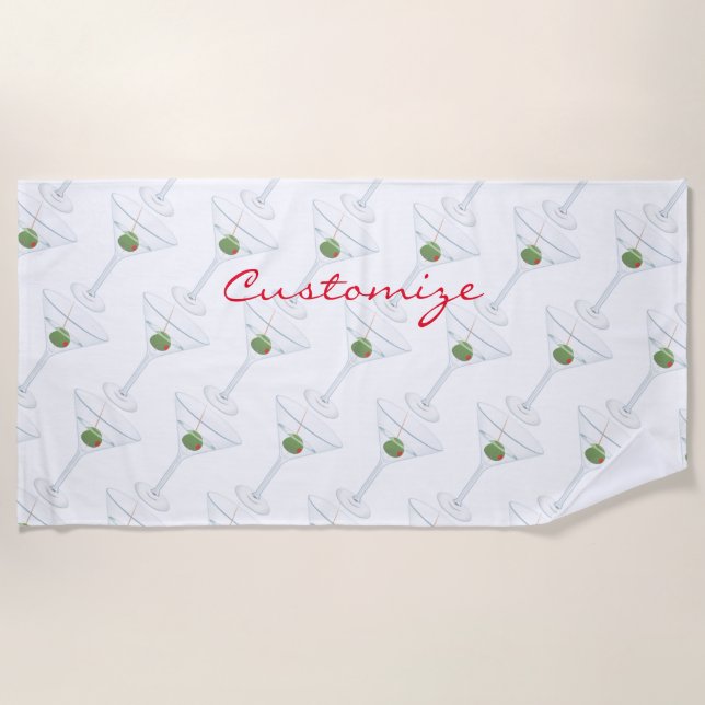 Toalha De Praia Thunder_Cove Azul Martini (Frente)