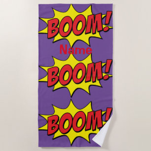 Toalha De Praia Thunder_Cove do Boom do Cartoon