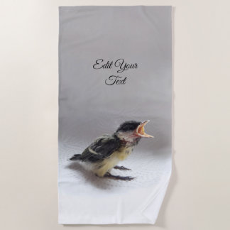 Toalha De Praia Tidi, meu Pássaro, o Parus Major
