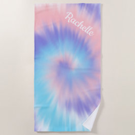 Toalha De Praia Tie Dye Beach Towel