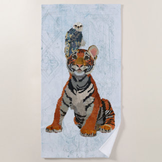 TOALHA DE PRAIA TIGRE E FALCON BEACH TOWEL