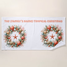 Toalha de Praia - Toalha de Praia de Natal Tropica