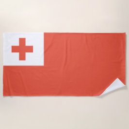 Toalha De Praia Tonga Flag Towel Beach
