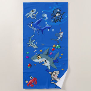 Toalha De Praia Toon Ocean Beach Towel