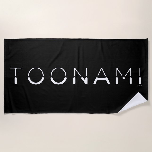 Toalha De Praia Toonami Split Font Logo (Frente)