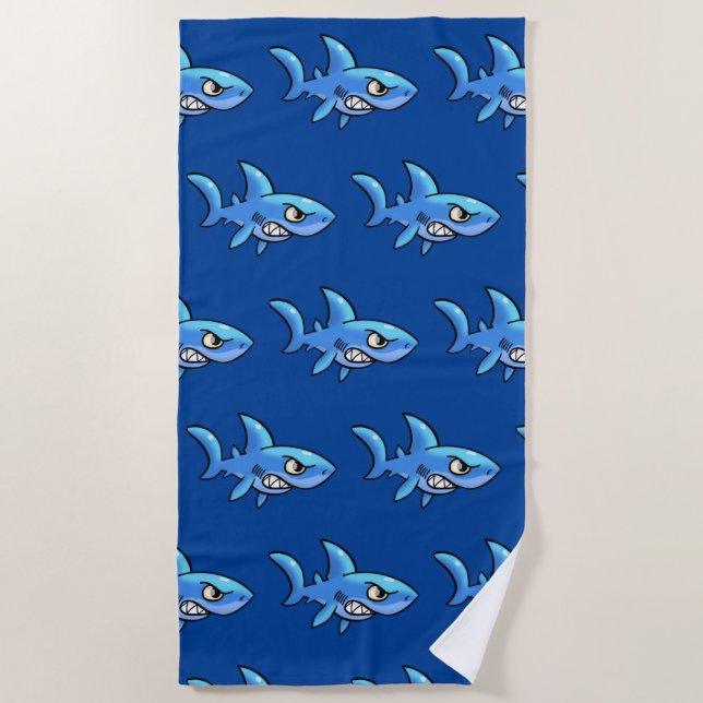 Toalha De Praia Toothy Shark Beach Towel (Frente)