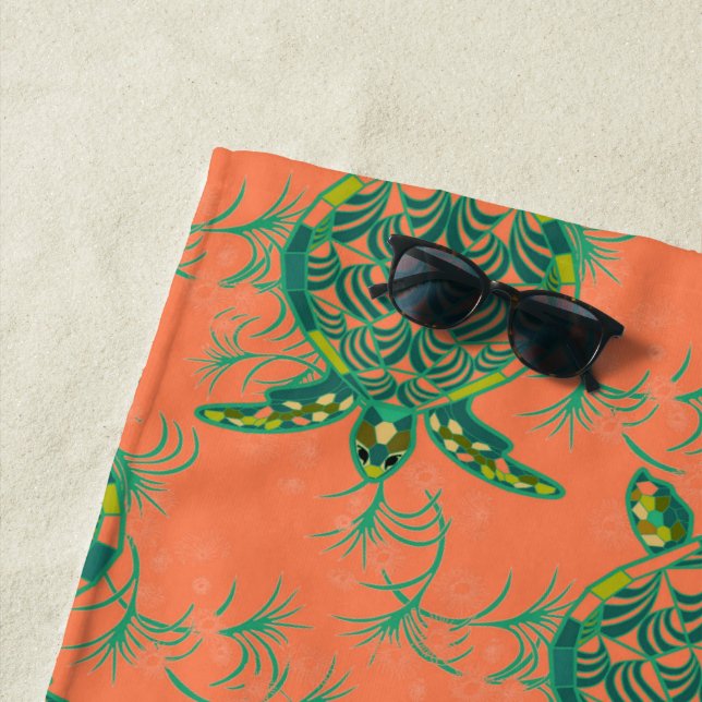 Toalha De Praia Torre-do-mar-roxa-rosa-praia (In Situ)