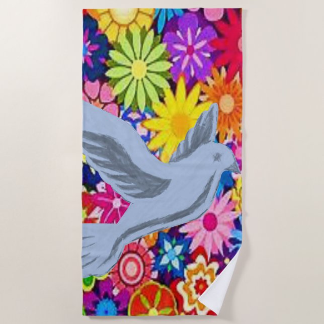 Toalha De Praia Torres de praia Doves (Frente)