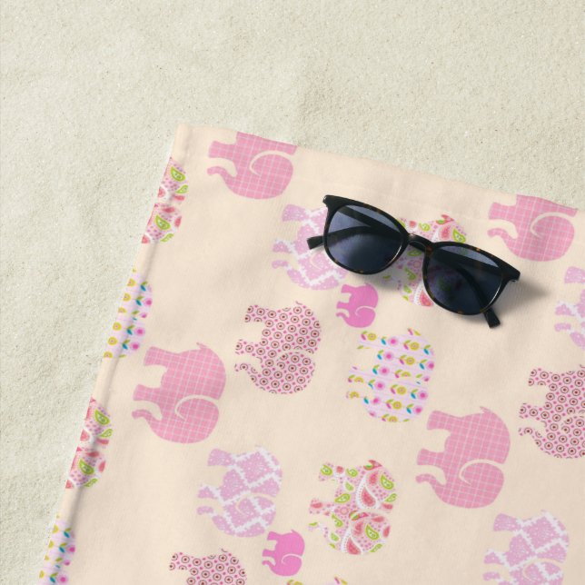 Toalha De Praia Torres de Praia Personalizadas Elefantes Meninos R (In Situ)