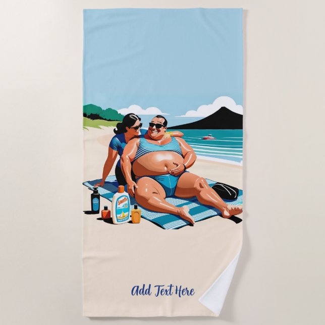 Toalha De Praia Towel de praia personalizado (Frente)