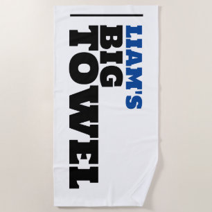 TOALHA DE PRAIA TOWEL PERSONALIZADO DE GRANDES PRAIAS