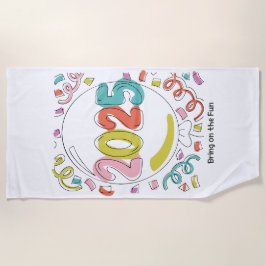 Toalha De Praia Traga a diversão 2025